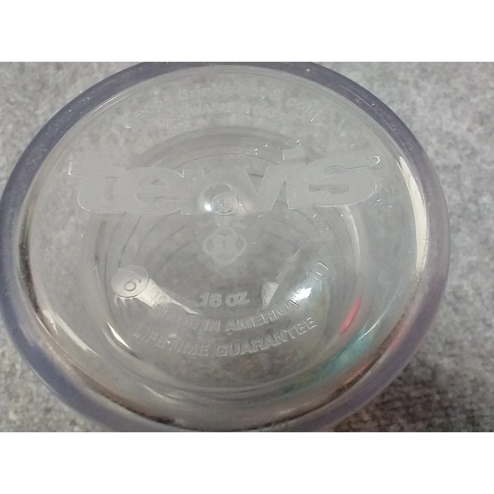 Tervis Grandma Insulated Tumbler 16oz Clear Acrylic‎ Cup with Red Travel Lid